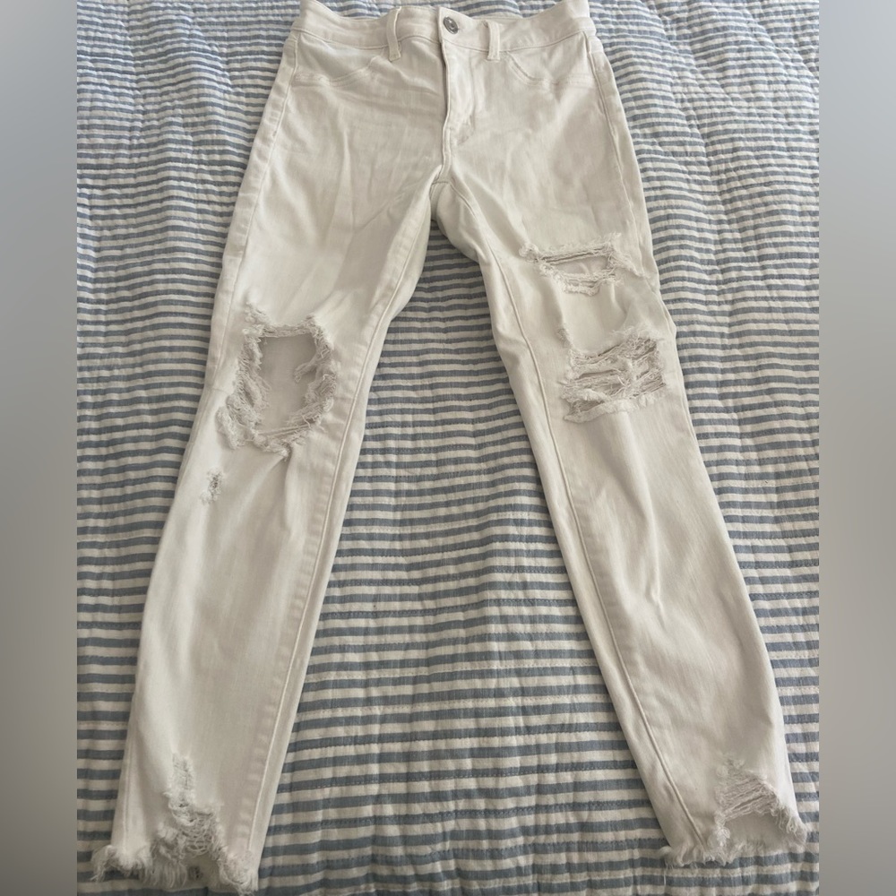 AE Ne(X)t level stretch distressed skinny jeans
